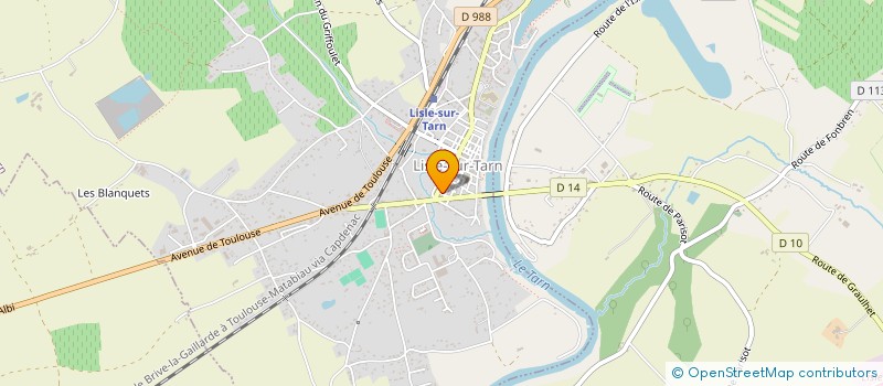 localisation de l'entreprise SCI OPHE à LISLE-SUR-TARN
