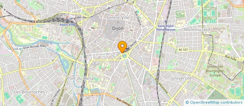localisation de l'entreprise SCI OPHEGUY à DIJON
