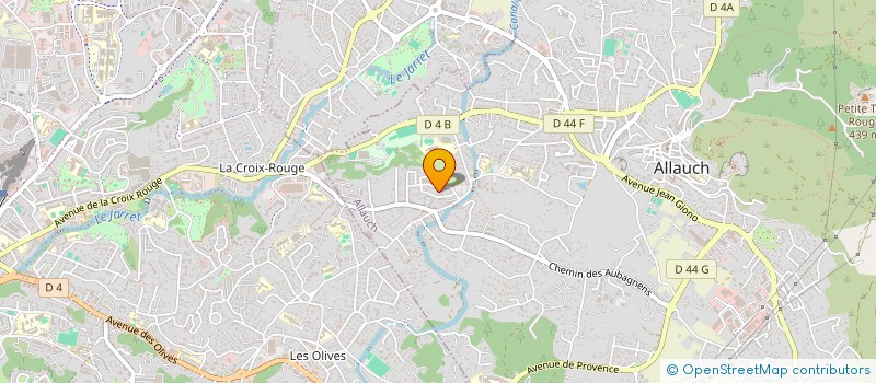 localisation de l'entreprise SCI OPHELIE  ALLAUCH