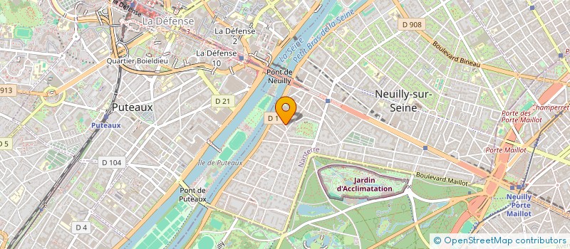 localisation de l'entreprise SCI OPHIPAG à NEUILLY-SUR-SEINE