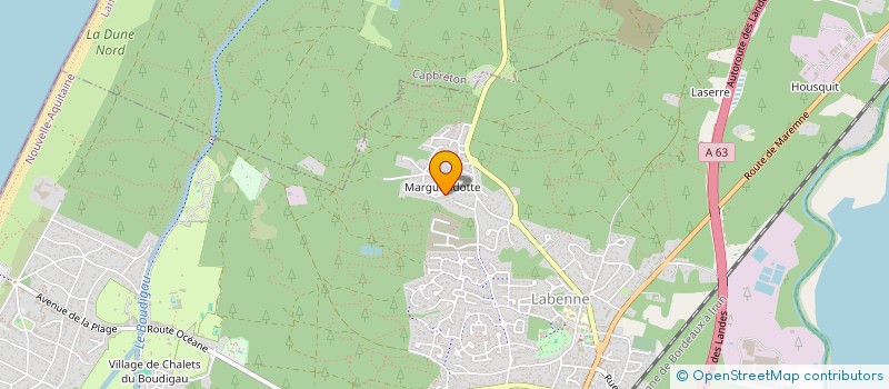 localisation de l'entreprise SCI OPHIRELIA à LABENNE