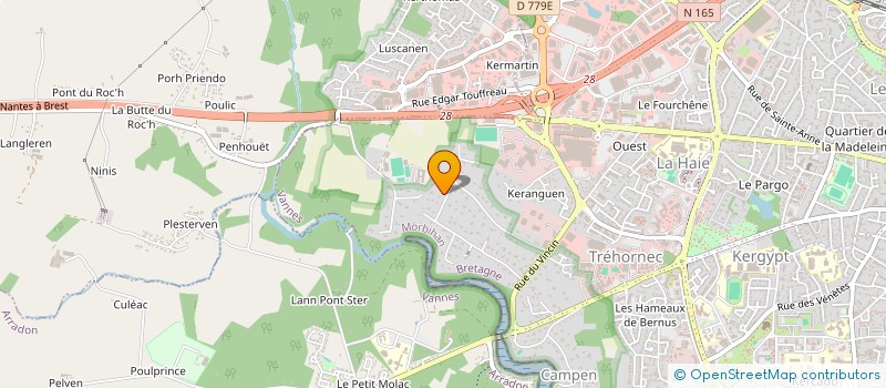 localisation de l'entreprise SCI OPHRYS à VANNES