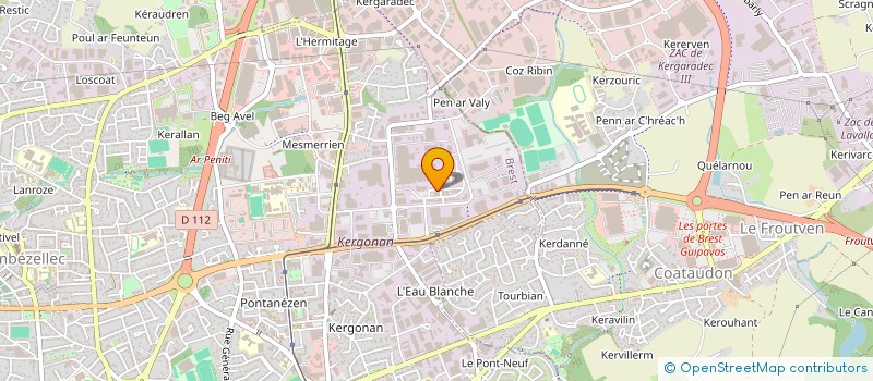 localisation de l'entreprise SCI OPHTABREIZH  BREST