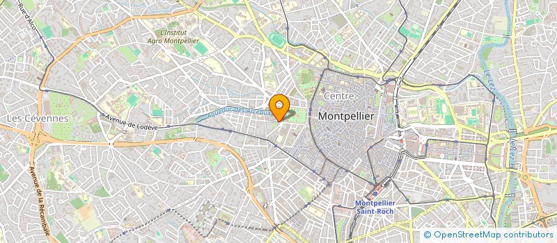 localisation de l'entreprise SCI OPHTADIA à MONTPELLIER