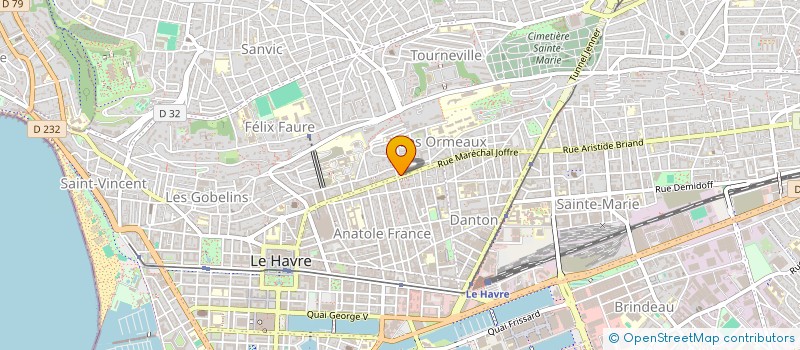 localisation de l'entreprise SCI OPHTALE à LE HAVRE