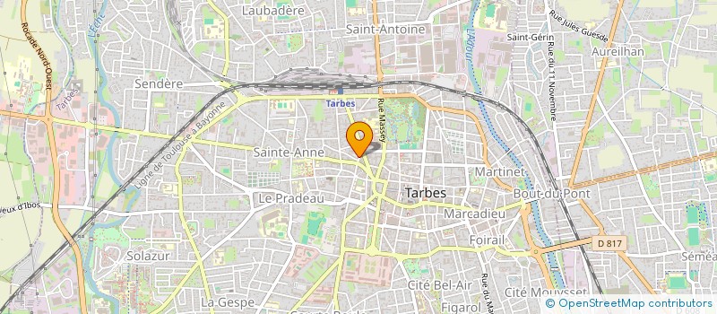 localisation de l'entreprise SCI OPHTALMO  TARBES