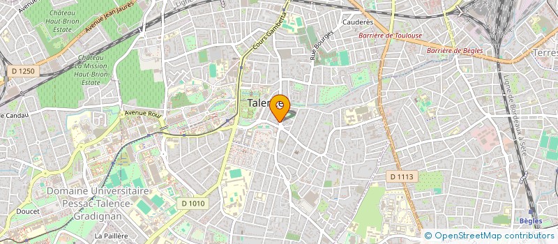 localisation de l'entreprise SCI OPHTALMO-LAMARTINE  TALENCE