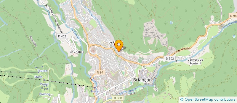 localisation de l'entreprise SCI OPHTAMEYLAN à BRIANCON