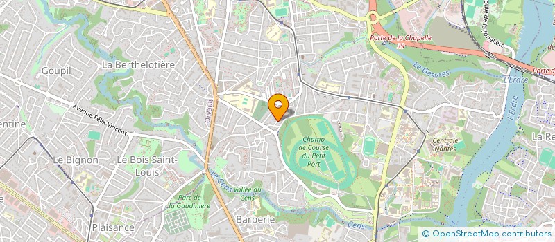 localisation de l'entreprise SCI OPHTHILDE à NANTES