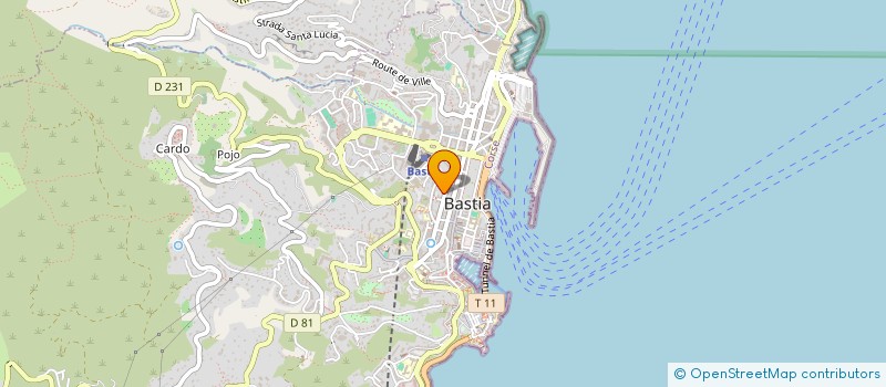 localisation de l'entreprise SCI OPIAJ à BASTIA