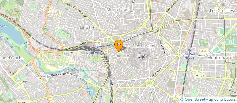 localisation de l'entreprise SCI OPICA à DIJON