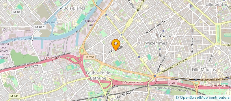localisation de l'entreprise SCI OPLONTIS  LILLE