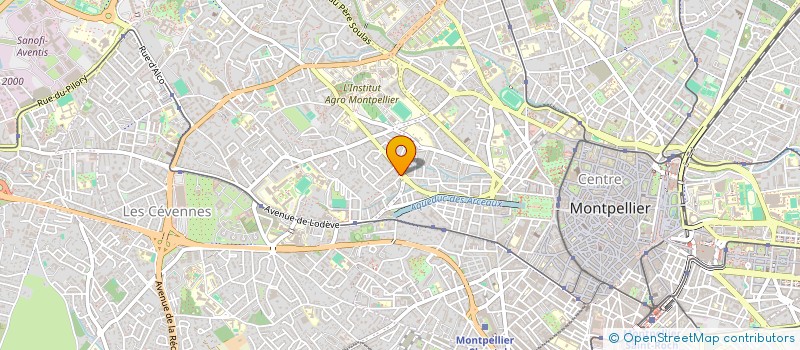 localisation de l'entreprise SCI OPMIFA à MONTPELLIER