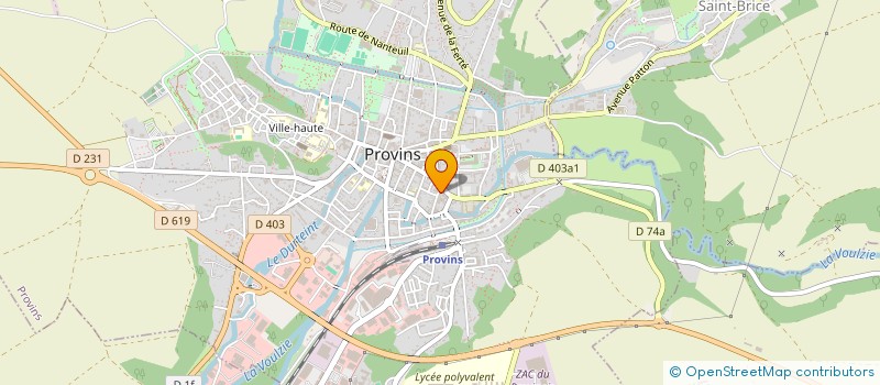 localisation de l'entreprise SCI OPOIX  PROVINS