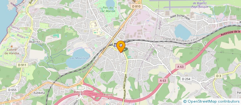 localisation de l'entreprise SCI OPORRAK à BIARRITZ