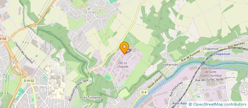 localisation de l'entreprise SCI OPP  ENNERY