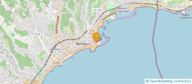 localisation de l'entreprise SCI OPPIDUM ESTATE à MENTON