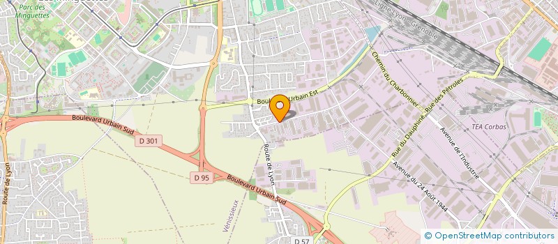 localisation de l'entreprise SCI OPPORTUNITE PLATANES  VENISSIEUX