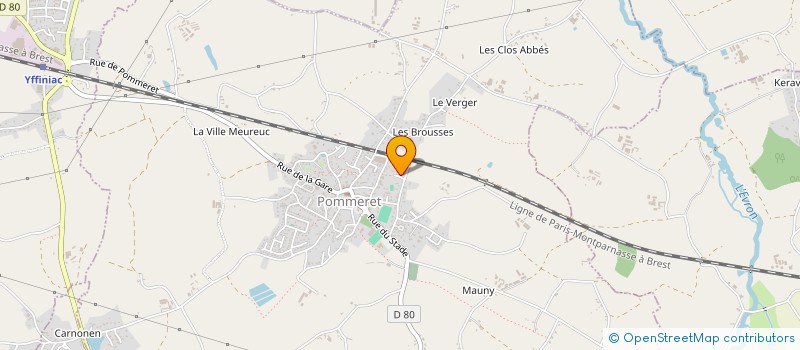 localisation de l'entreprise SCI OPREA  POMMERET