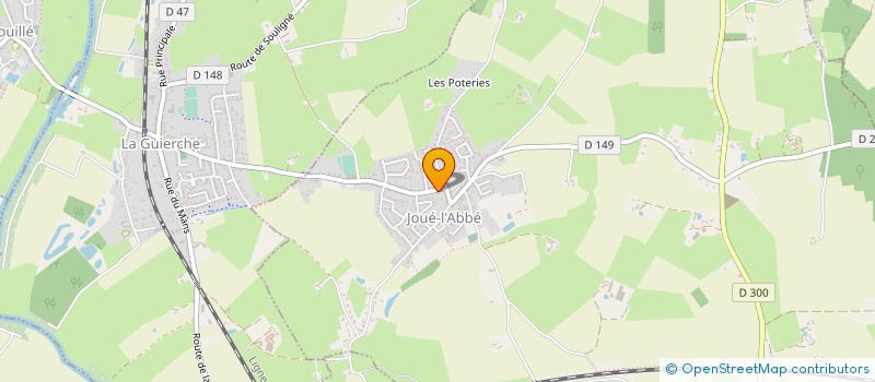 localisation de l'entreprise SCI OPT'IMMO  JOUE-L'ABBE