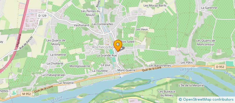 localisation de l'entreprise SCI OPTIKE à ROCHECORBON
