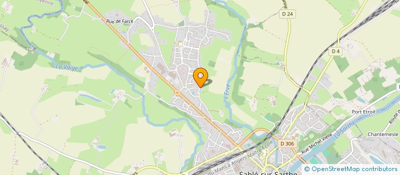 localisation de l'entreprise SCI OPTILE  SABLE-SUR-SARTHE