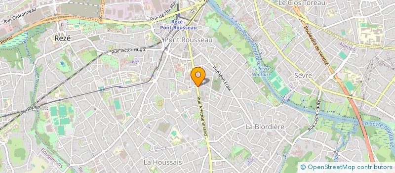 localisation de l'entreprise SCI OPTIMMUM  REZE