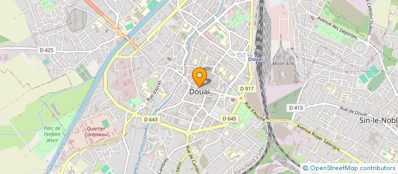 localisation de l'entreprise SCI OPTIMUM INVESTISSEMENTS à DOUAI