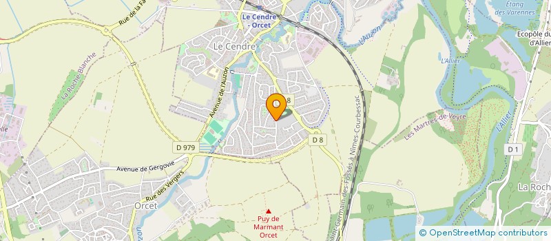 localisation de l'entreprise SCI OPTIMUM METATRON  LE CENDRE