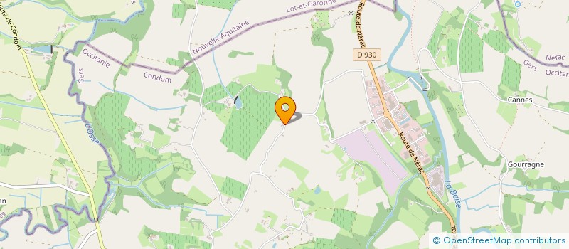 localisation de l'entreprise SCI OPTIQUE  CONDOM