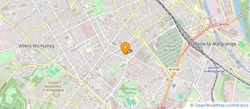 localisation de l'entreprise SCI OPTIQUE MONTET OCTROI  VANDUVRE-LES-NANCY