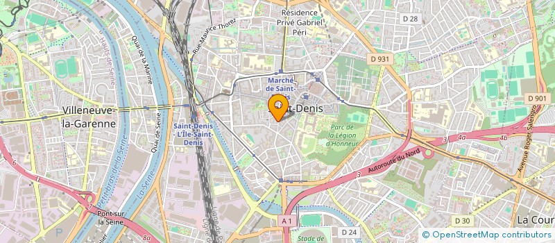 localisation de l'entreprise SCI OPTIS à SAINT-DENIS