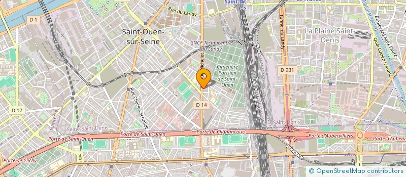 localisation de l'entreprise SCI OPTIWALL à SAINT-OUEN-SUR-SEINE