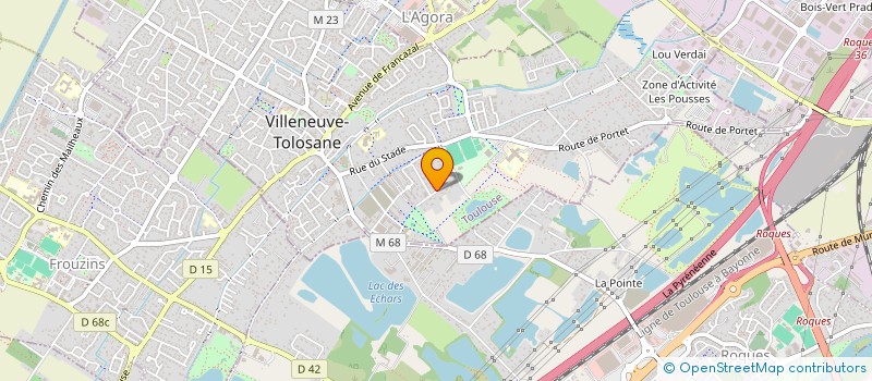 localisation de l'entreprise SCI OPTO IMMOBILIER à VILLENEUVE-TOLOSANE