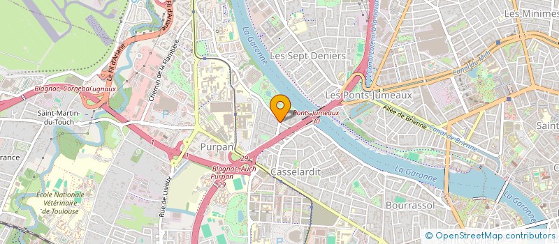 localisation de l'entreprise SCI OPUS à TOULOUSE