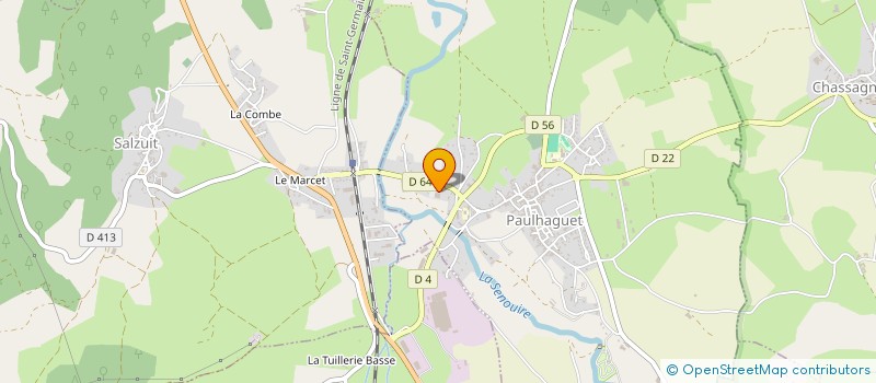 localisation de l'entreprise SCI OR 27  DOMEYRAT