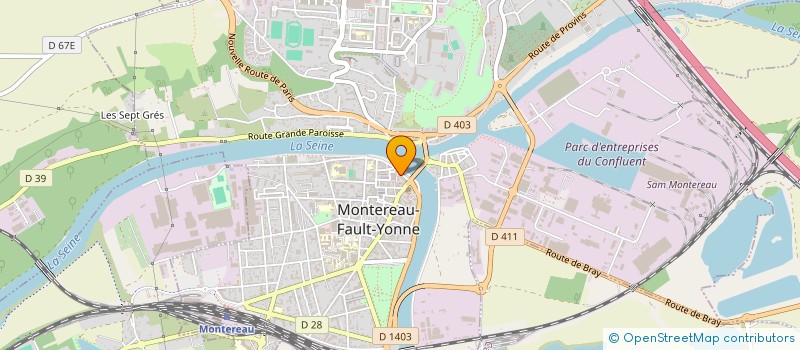 localisation de l'entreprise SCI OR à MONTEREAU-FAULT-YONNE