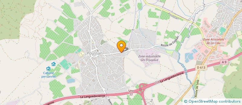 localisation de l'entreprise SCI OR  POUSSAN