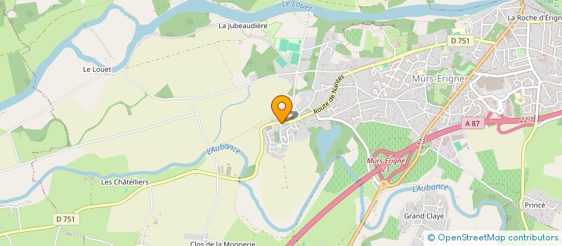 localisation de l'entreprise SCI OR  MURS-ERIGNE