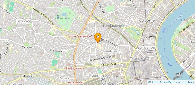 localisation de l'entreprise SCI OR DAN  BORDEAUX