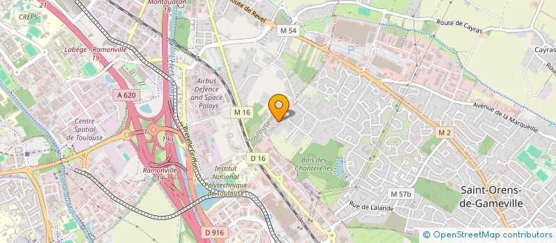 localisation de l'entreprise SCI OR-SUD à TOULOUSE