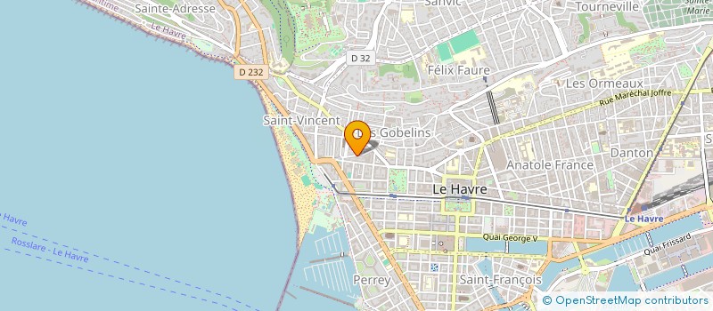 localisation de l'entreprise SCI ORA à LE HAVRE