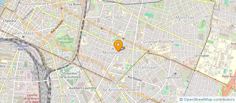 localisation de l'entreprise SCI ORA  LYON