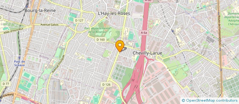 localisation de l'entreprise SCI ORA INVESTISSEMENTS à CHEVILLY-LARUE