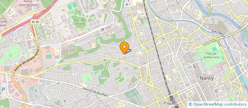 localisation de l'entreprise SCI ORACLE  NANCY