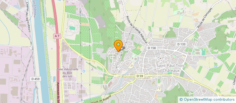 localisation de l'entreprise SCI ORAISON ESTEVEZ  SOLERIEUX