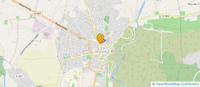 localisation de l'entreprise SCI ORAMA  UZES