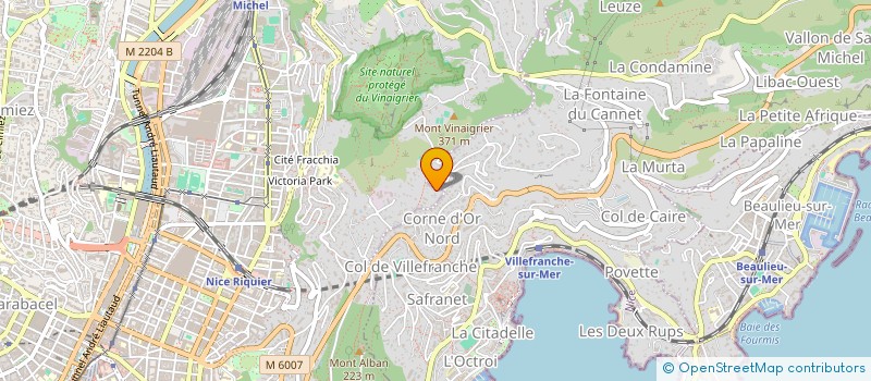 localisation de l'entreprise SCI ORANA à NICE