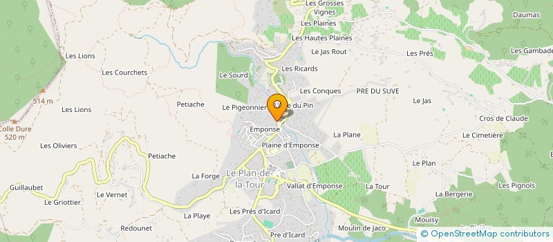 localisation de l'entreprise SCI ORANA à SAINTE MAXIME
