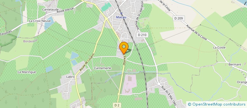 localisation de l'entreprise SCI ORANAISE  MACAU